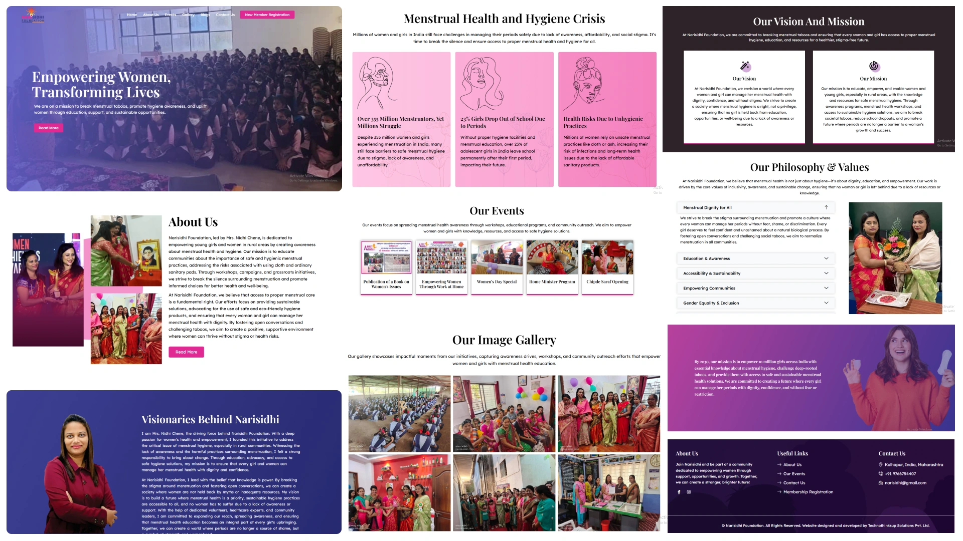 Narisidhi Foundation Website